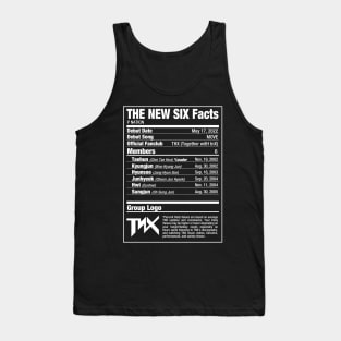 TNX THE NEW SIX Nutritional Facts Tank Top